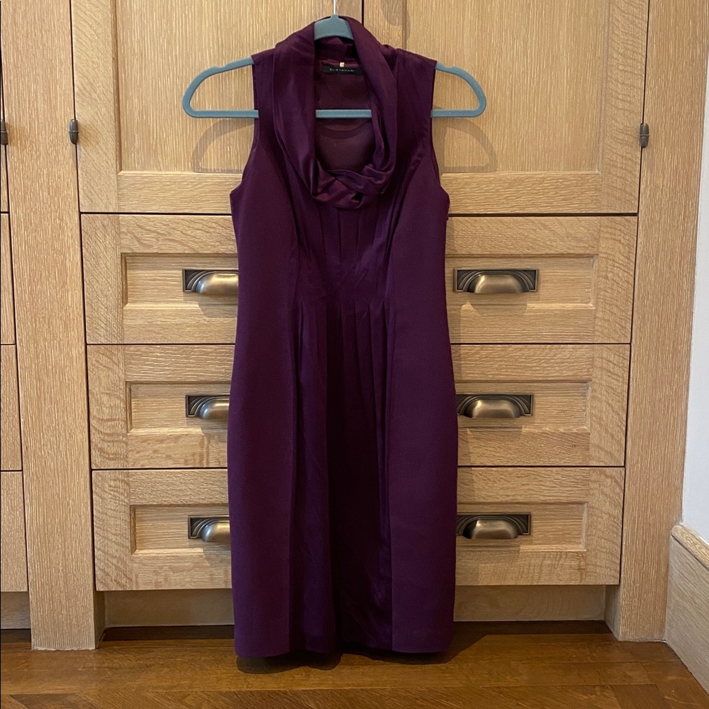 Elie Tahari Rich Purple Dress